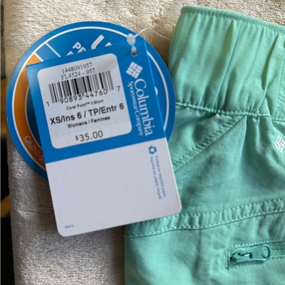 Columbia PFG Women's Coral Point III Omin Shade Shorts XS - Picture 6 of 9